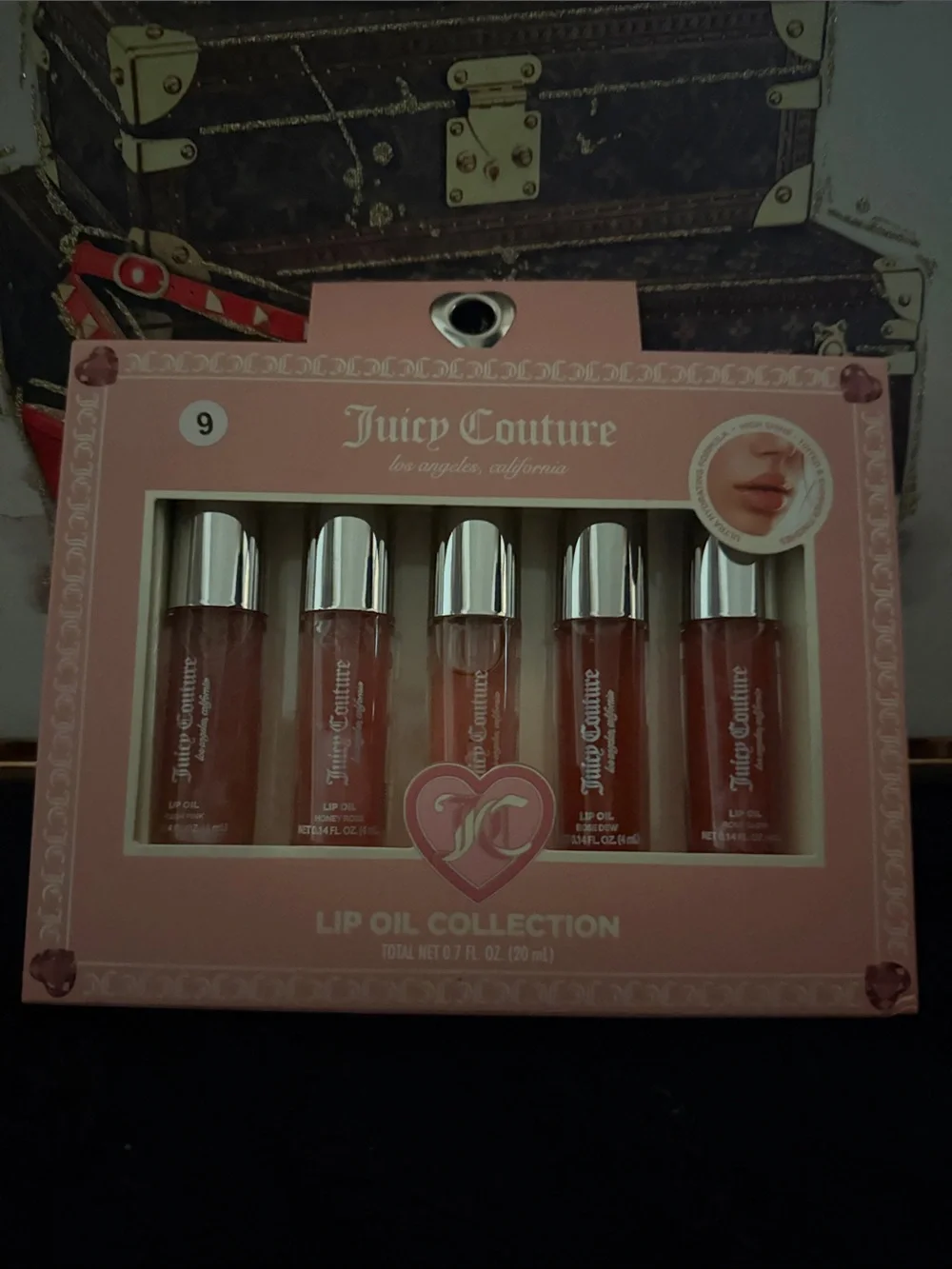 Juicy Couture Lip Oil Set — Pink and Coral Shades